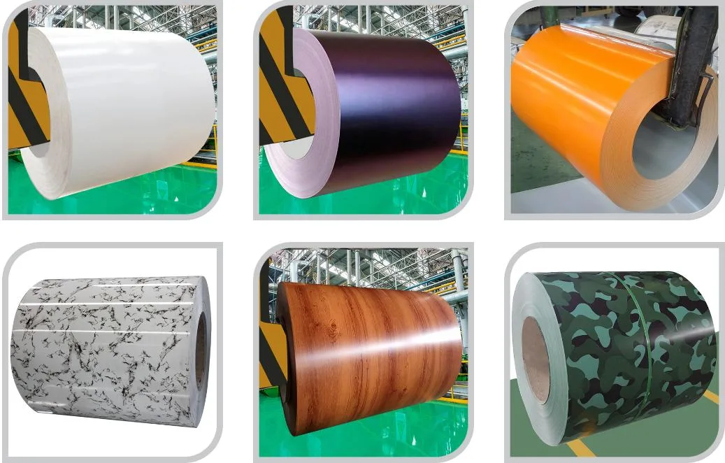 PPGI PPGL Gi Color Coated Dx51d, Dx52D, S350gd, S550gd Corrugated Roofing Sheet Prepainted Color Coated Steel Coil